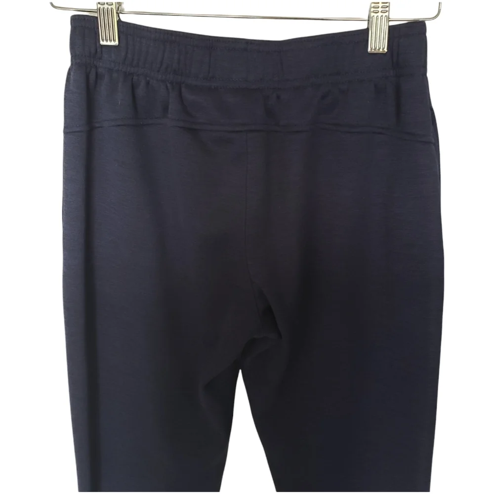 Reebok Boys Joggers Size‎ M 10/12 Navy Blue Lime Green Side Pockets